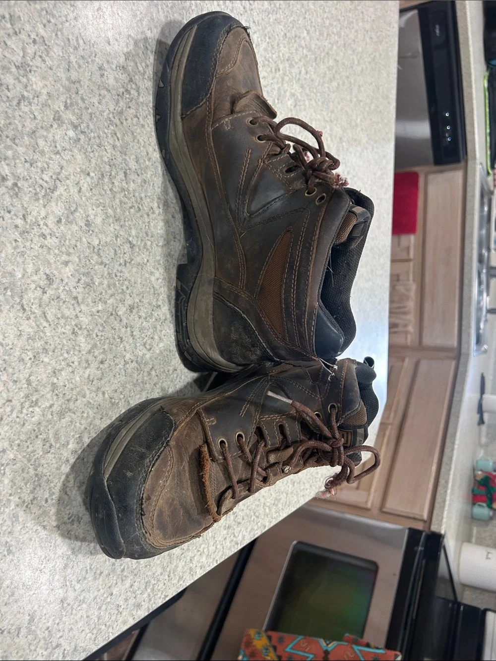 Ariat Men's Brown Lace-Up Work Boots
